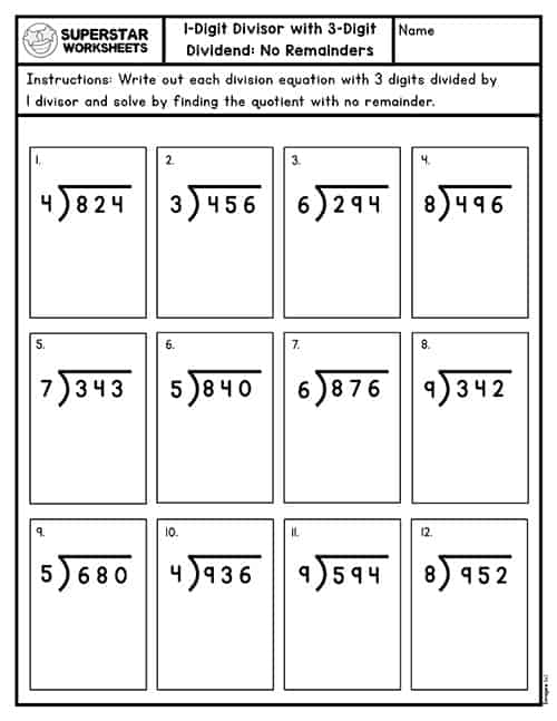 Long Division Worksheet Fourth Grade Long Division Worksheets Library