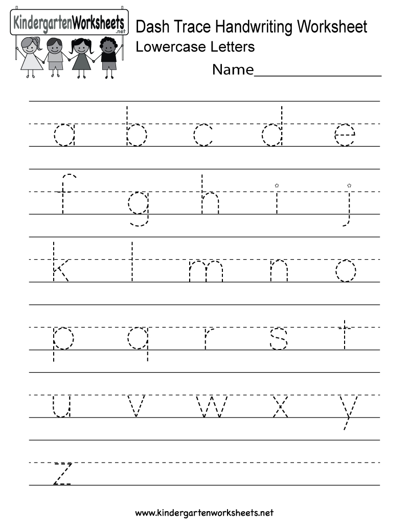 Lower Case Letters Tracing Sheets TracingLettersWorksheets
