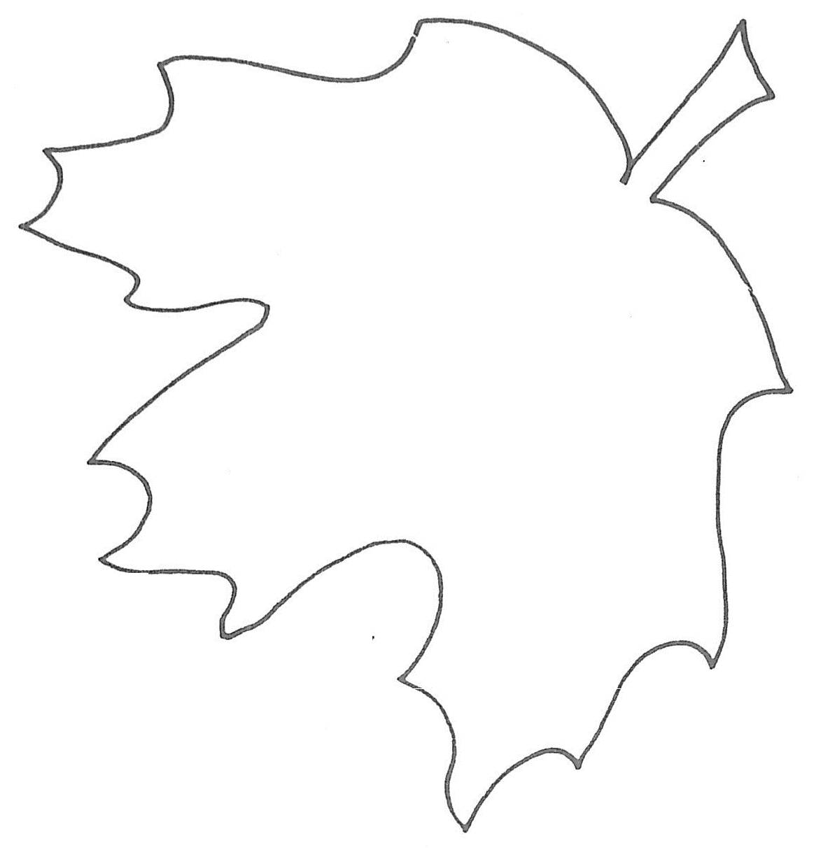 Maple Leaf Template Free Printable ClipArt Best