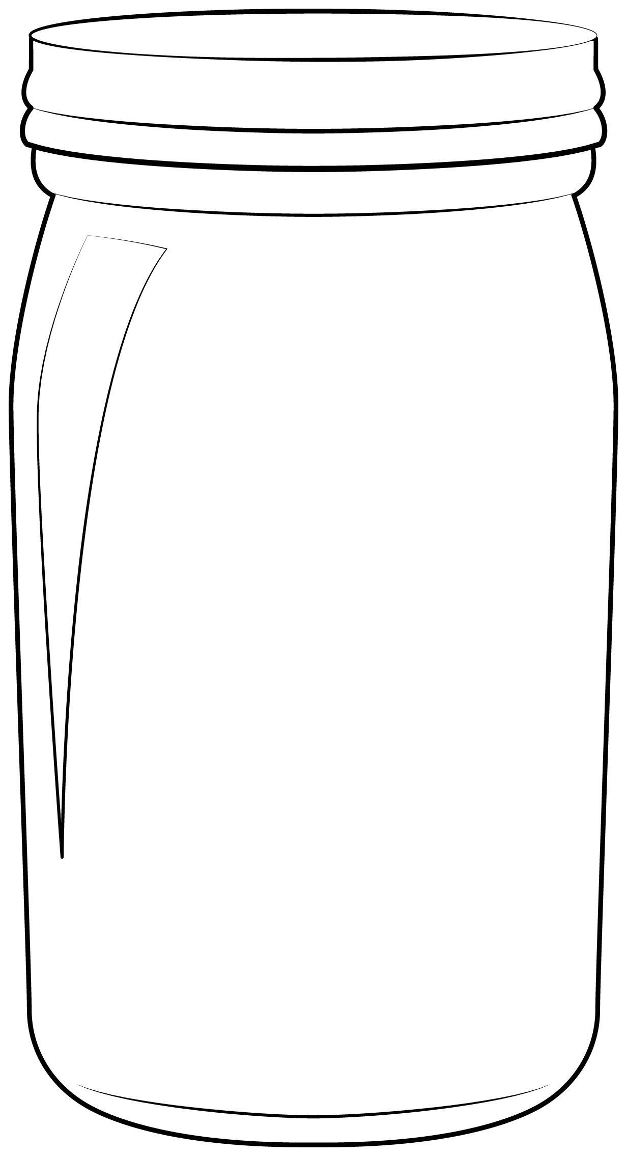 Mason Jar Printable Template Free Printable