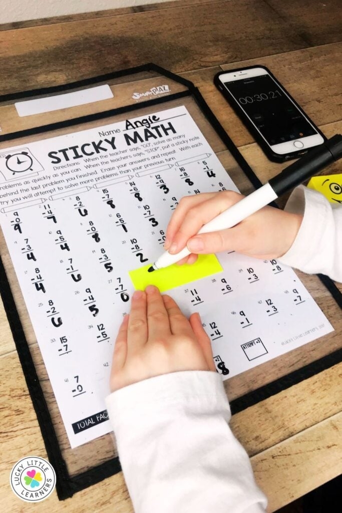 Math Facts Worksheet Generator Create Differentiated Practice In 