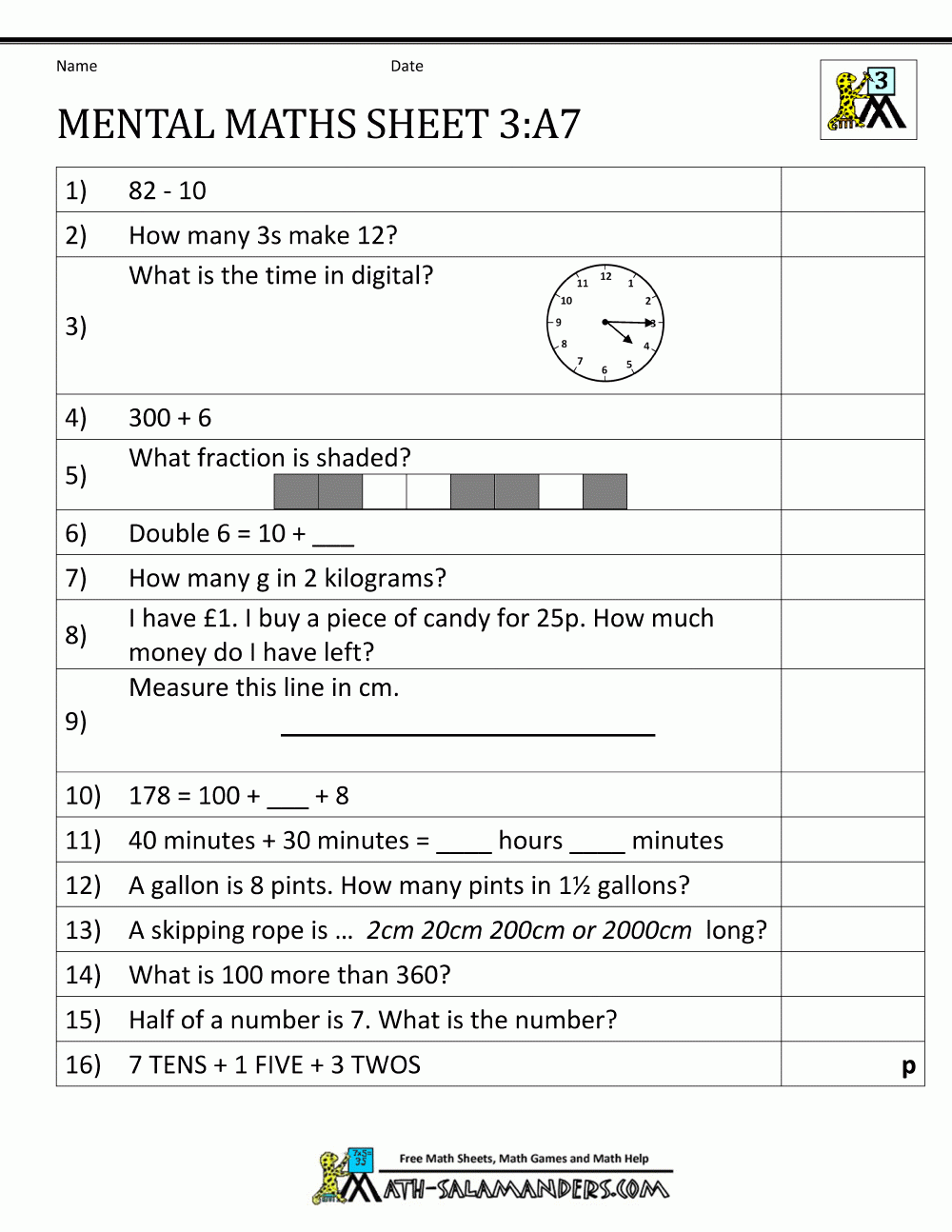 Maths Worksheets For Year 7 Maths Worksheets For Year 7