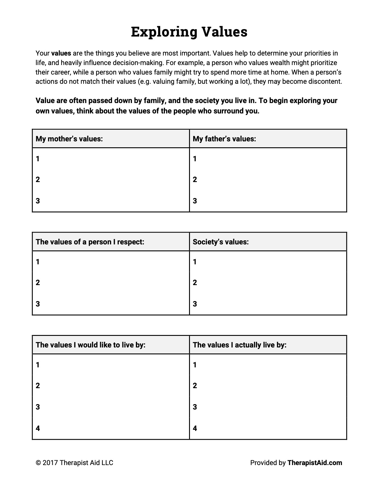 Mental Health Worksheets Printable Ronald Worksheets
