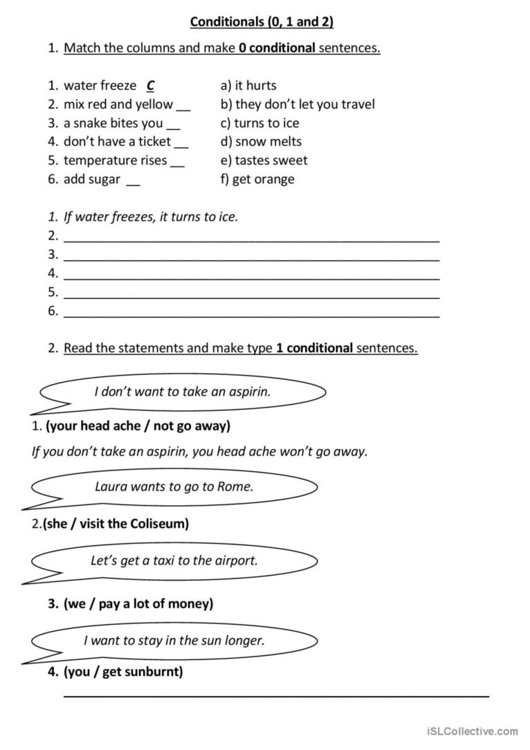 Mixed Conditionals Interactive Worksheet Conditional 47 OFF