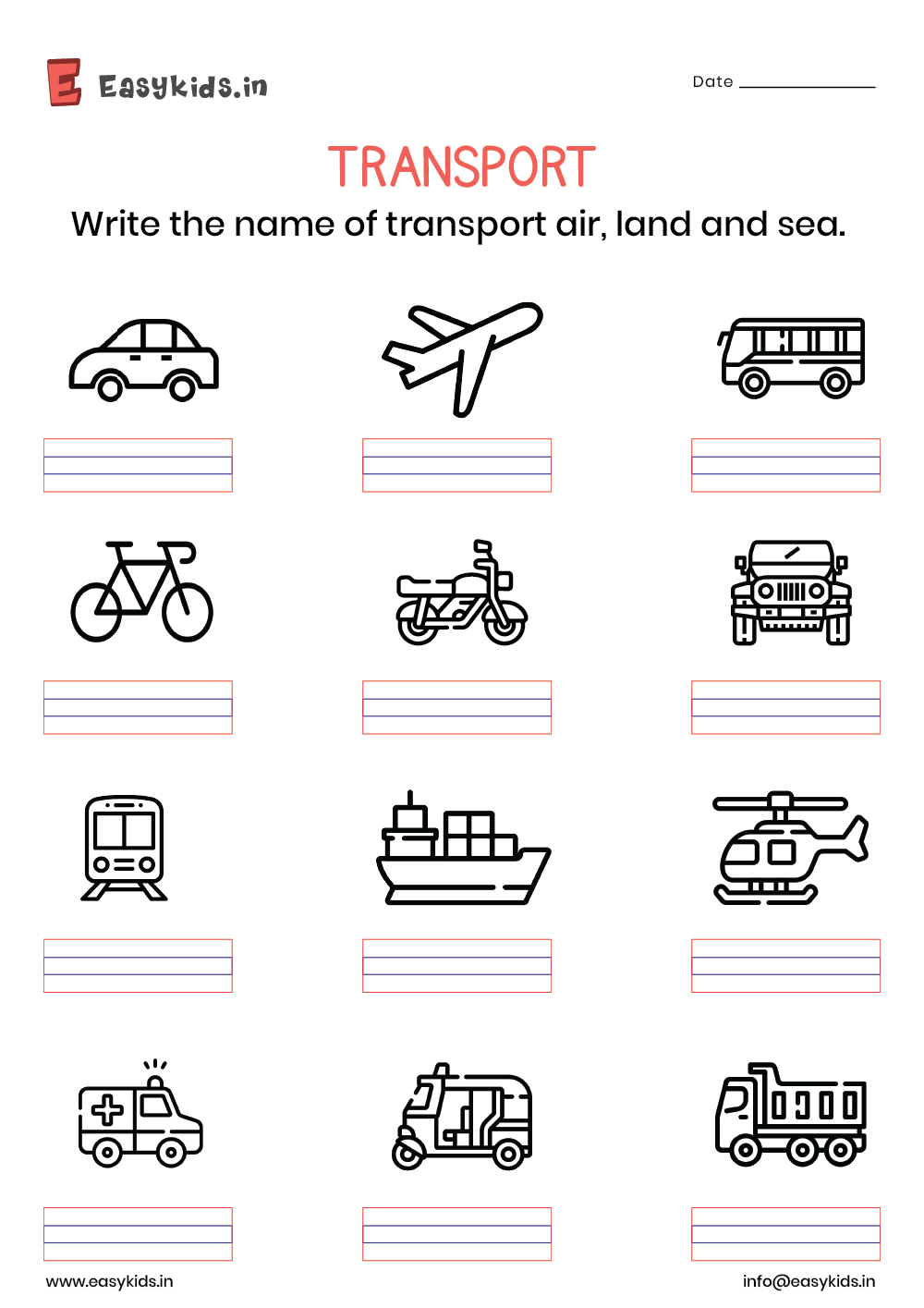 Modes Of Transportation Worksheet Cut And Glue Primary Worksheets