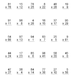 Multiplication Grade 4 Worksheets Multiplication Worksheets