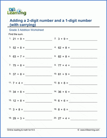 Multiply 5 Or More Digits Worksheets K5 Learning Worksheets Library