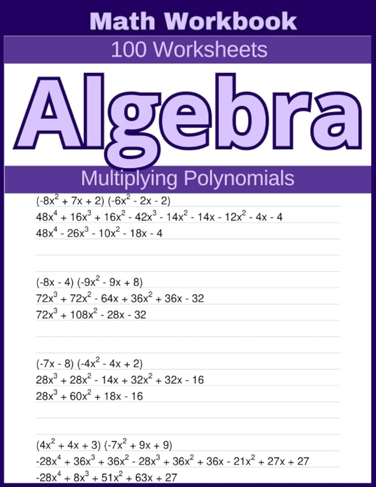 Multiplying Polynomials Worksheets Math Monks Worksheets Library