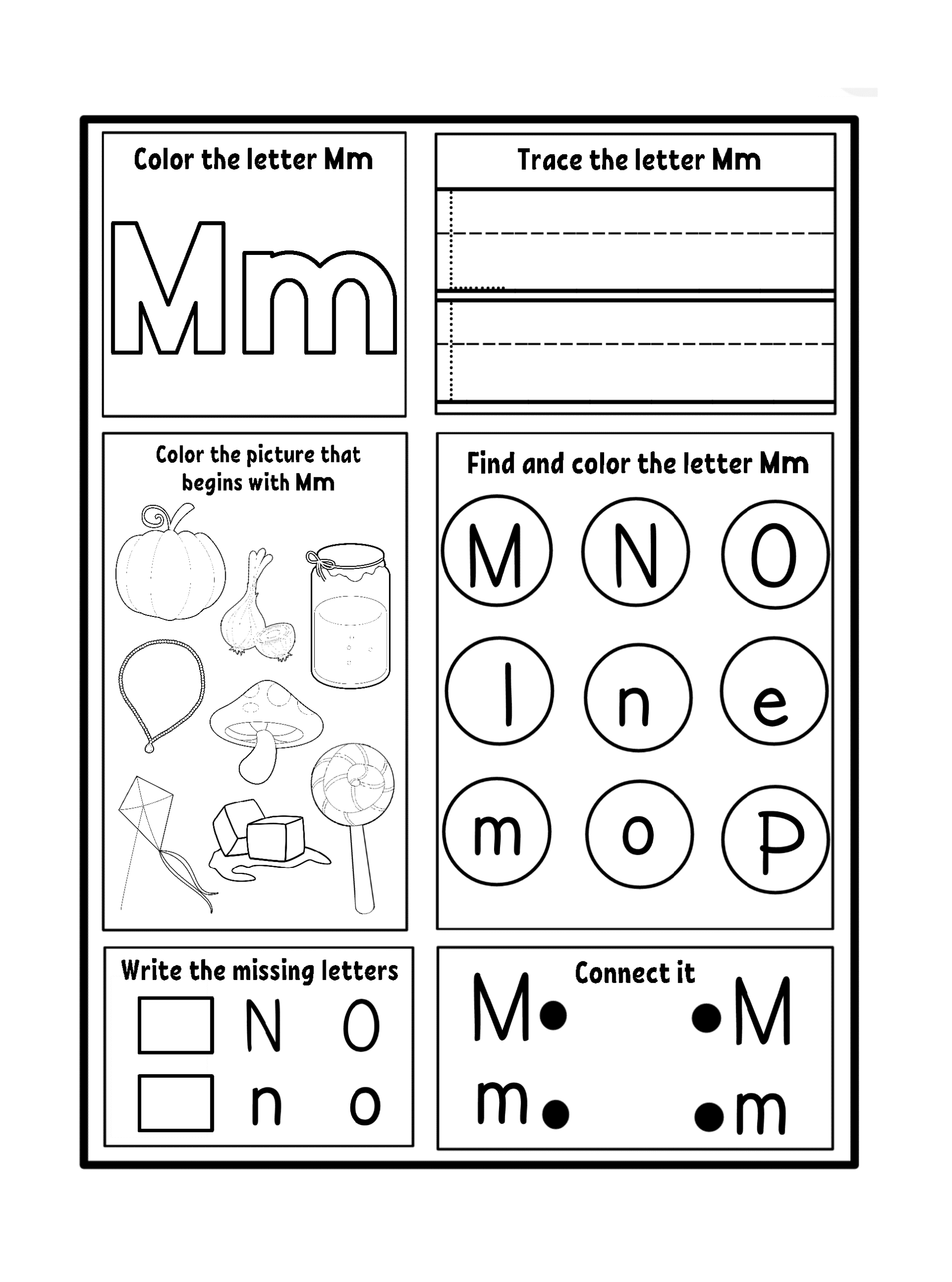 My Letter M Worksheet Twisty Noodle Worksheets Library