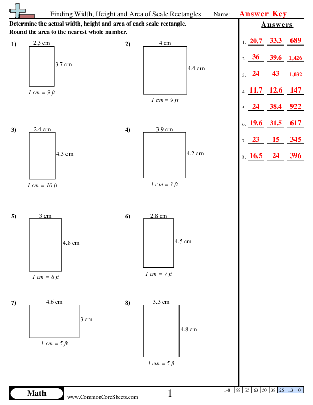 Perimeter Area Worksheets Z As In Zebra Worksheets Library