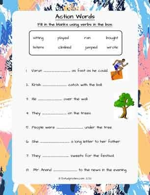 Position Words Worksheet For Class Kg