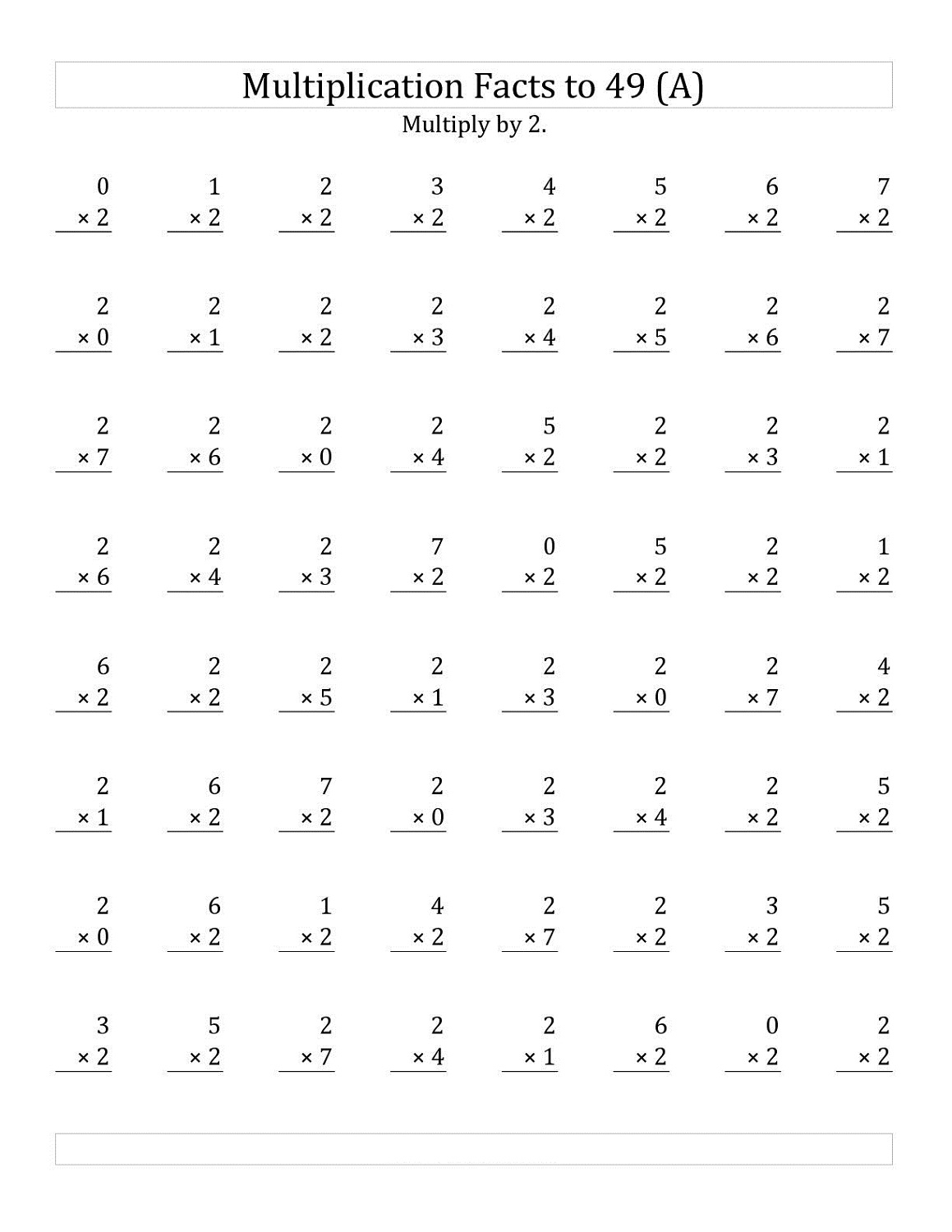 Print Multiplication Worksheets MultiplicationWorksheets