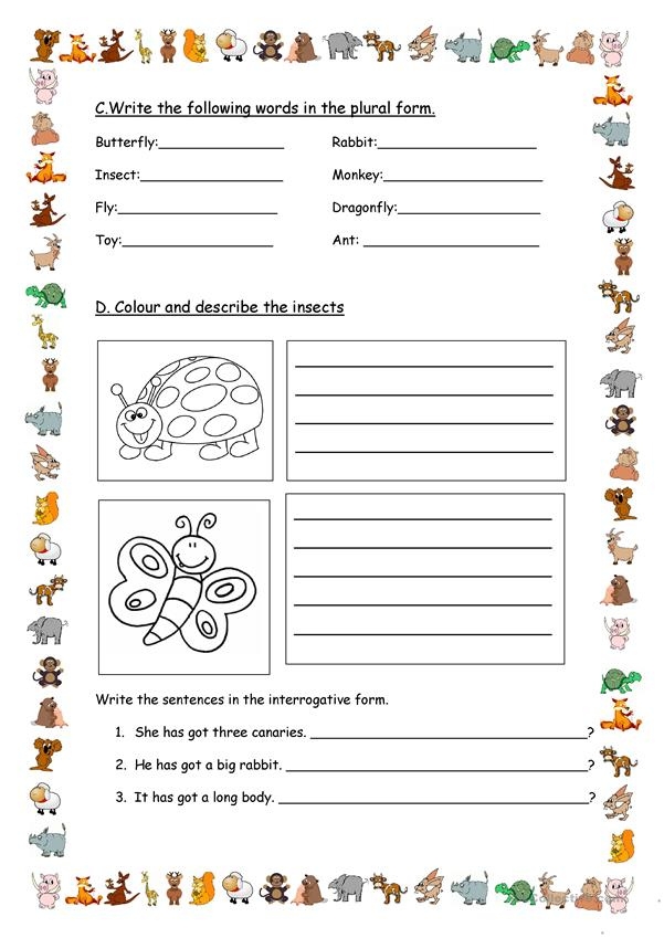 Printable 4th Grade English Worksheets Language Worksheets