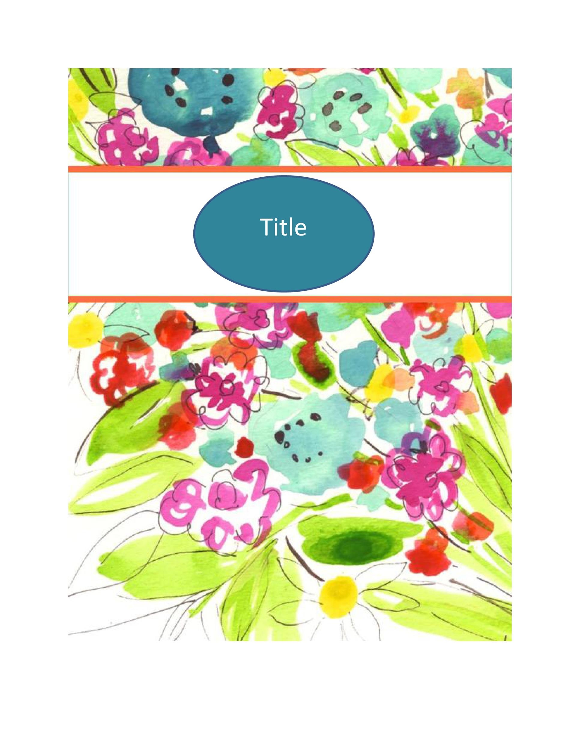 Printable Binder Cover Templates