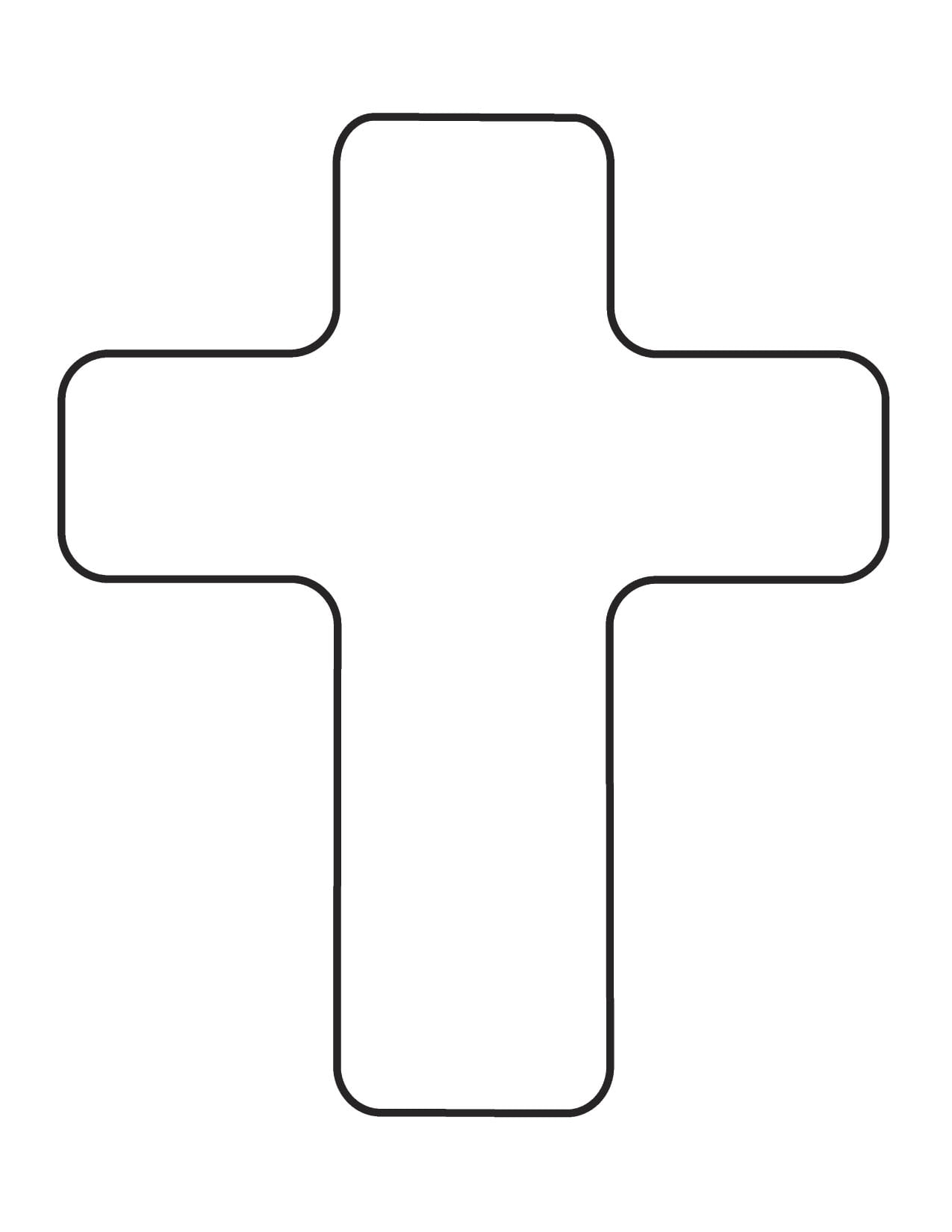 Printable Cross Template ClipArt Best Printable Templates Online By 