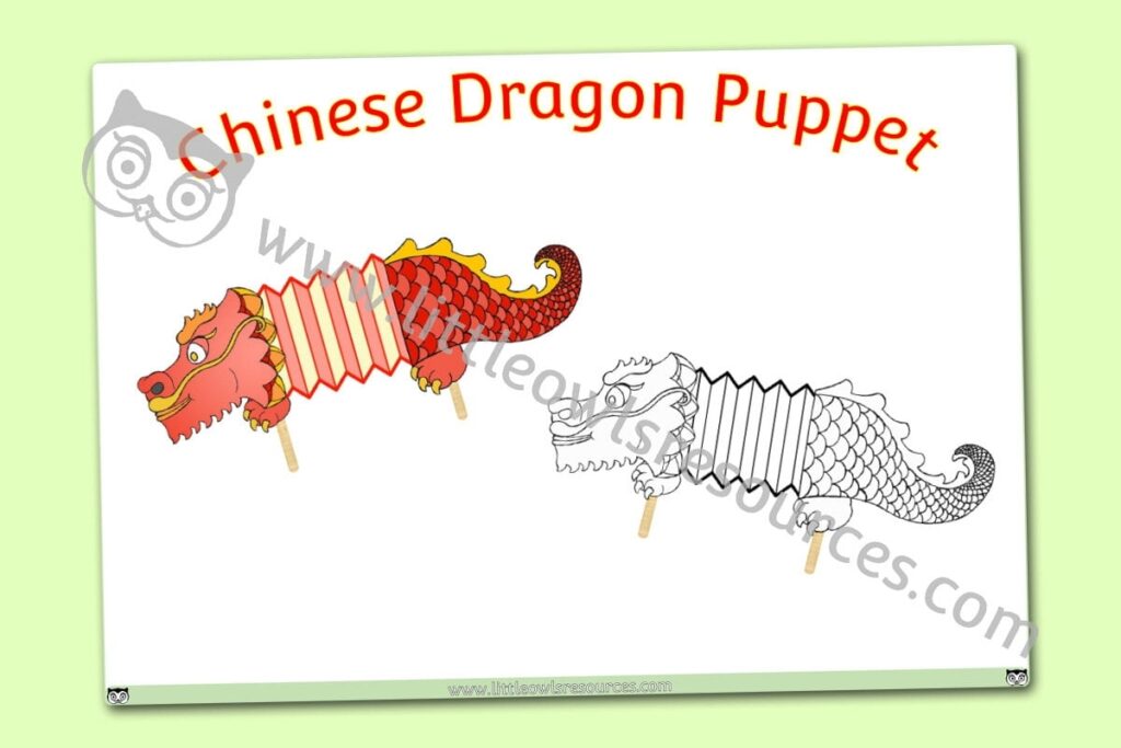 Free Printable Dragon Craft Template - Download Free Printable Templates