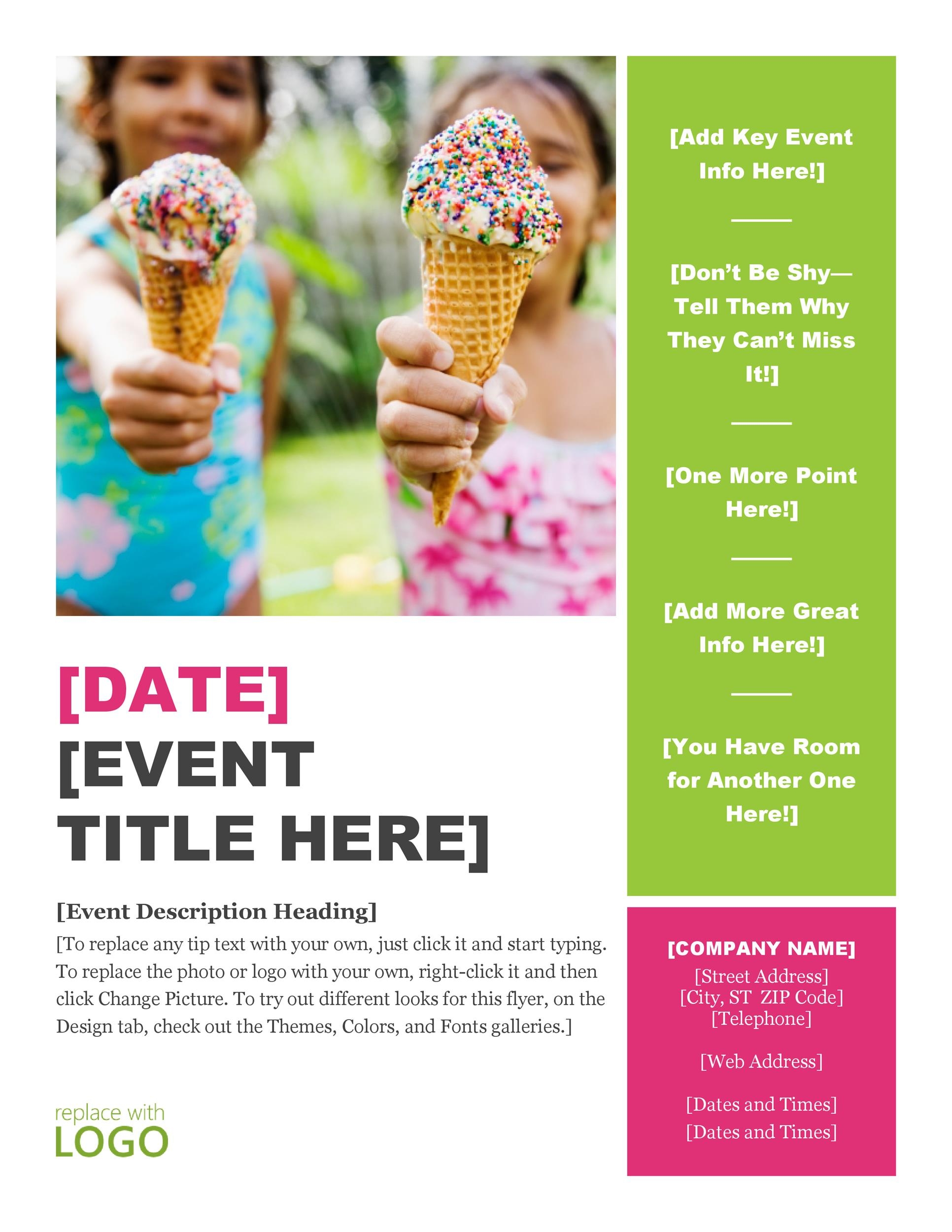 Printable Free Flyer Templates