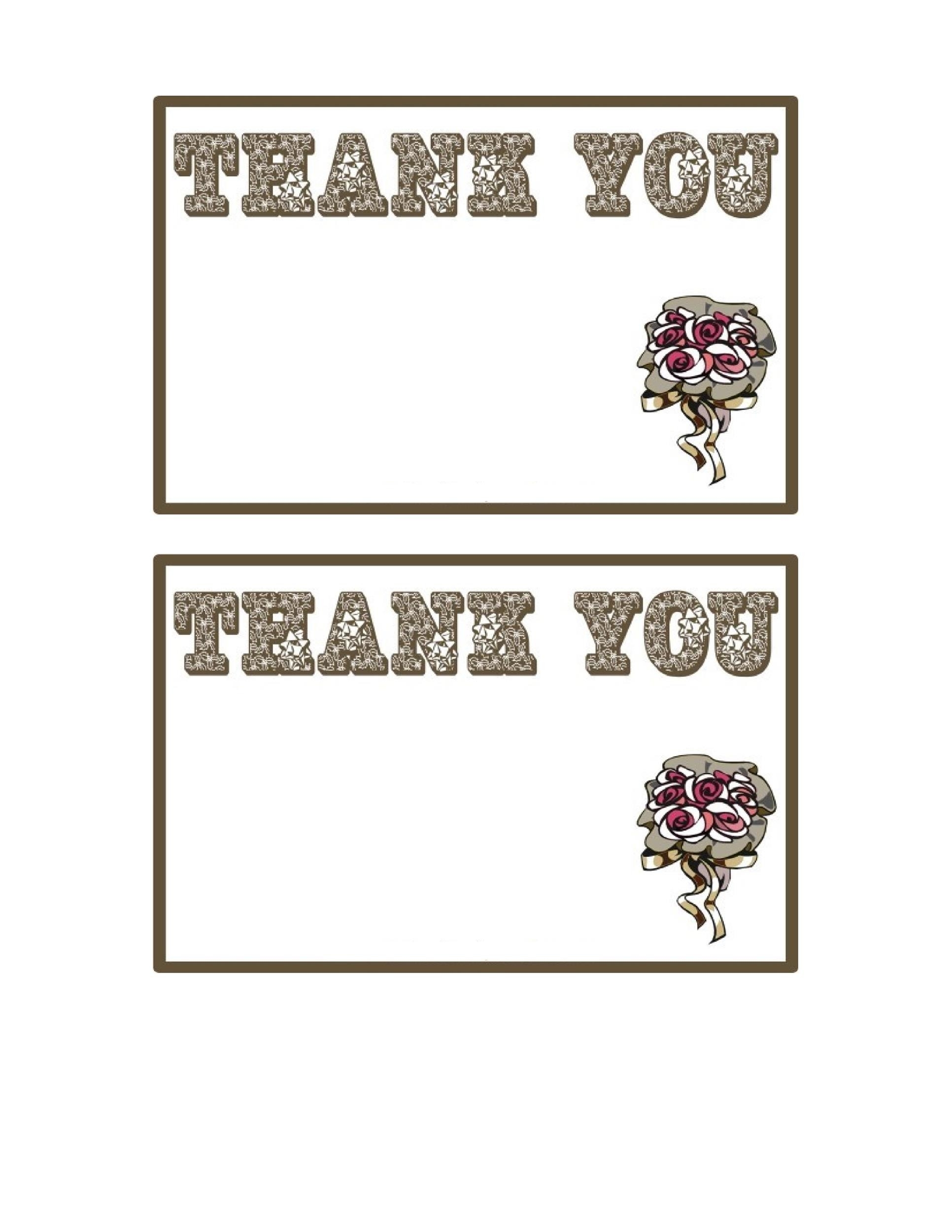 Thank You Card Free Printable Template Download Free Printable Templates Thank You Card Free Printable Template Download Free Printable Templates