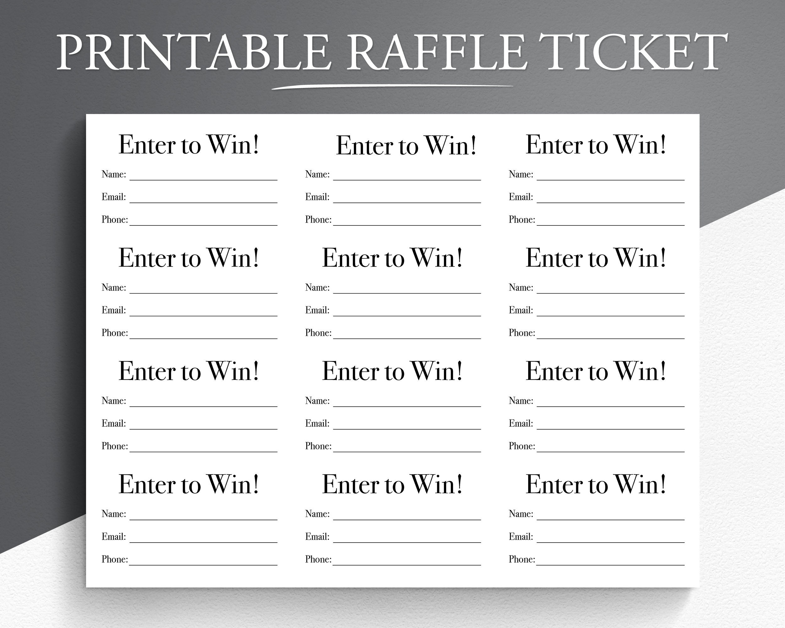 Printable Raffle Ticket Template Raffle Tickets Templ Vrogue co