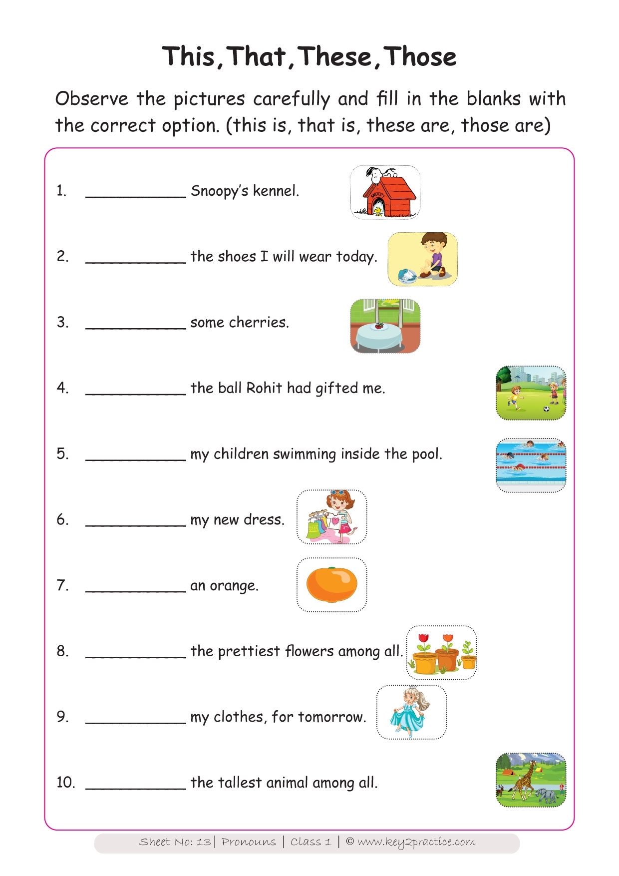 Printable Worksheet For Grade 1 English Printable Worksheets