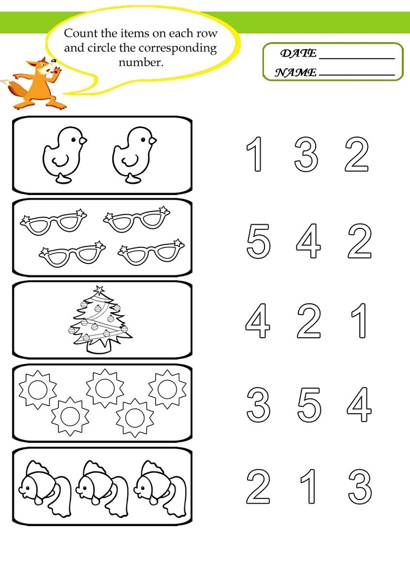 Printable Worksheets 4 Year Olds Printable Worksheets