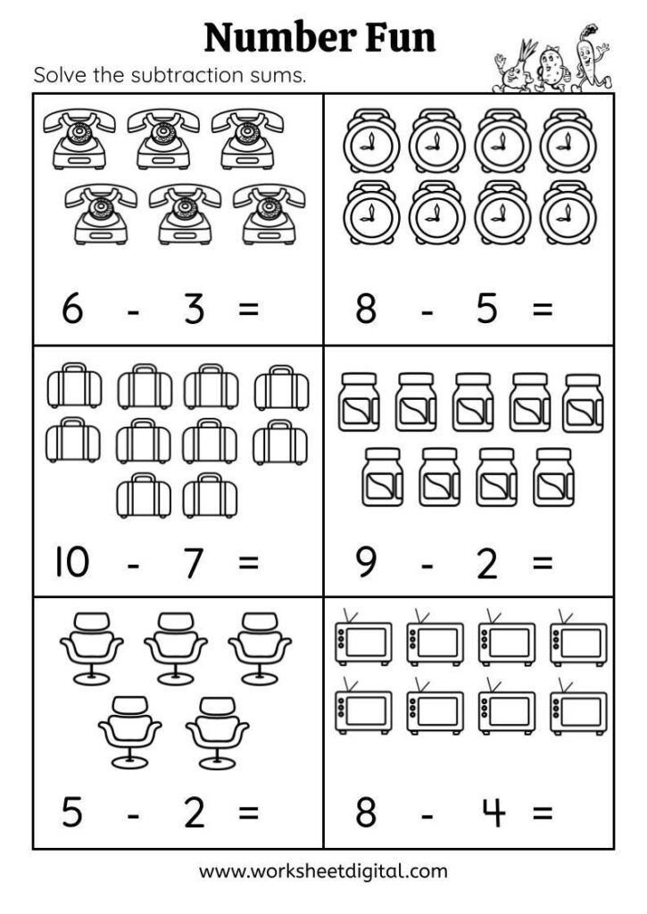 Number Worksheets For Kindergarten - Download Free Printable Templates