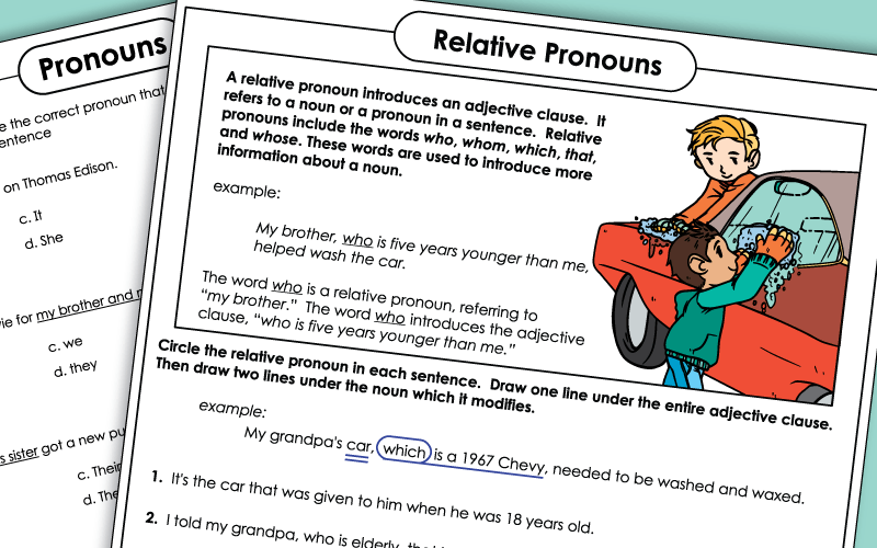 Pronoun Worksheets Worksheets Library