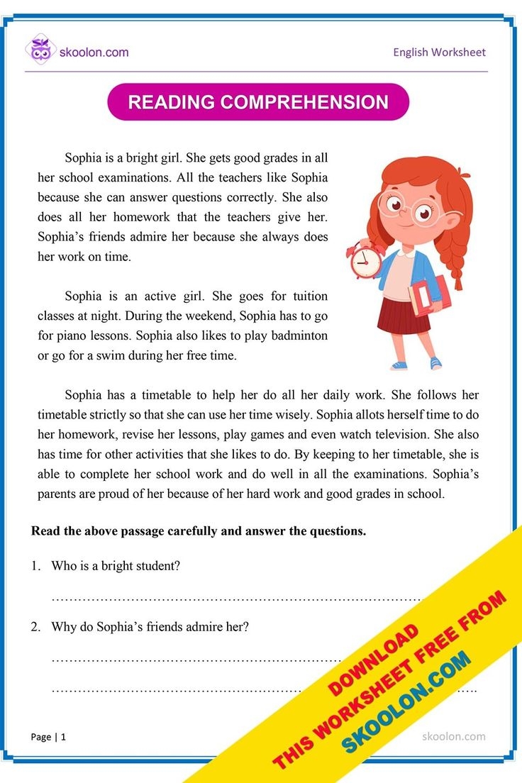 Reading Comprehension For Grade 3 And Grade 4 Achieving Excellence