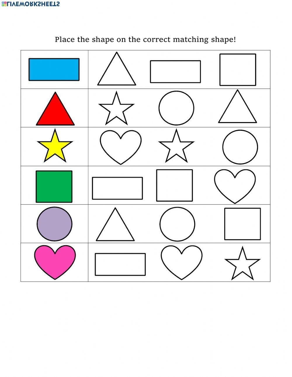 Shape And Counting Worksheets TeachersMag Worksheets Library