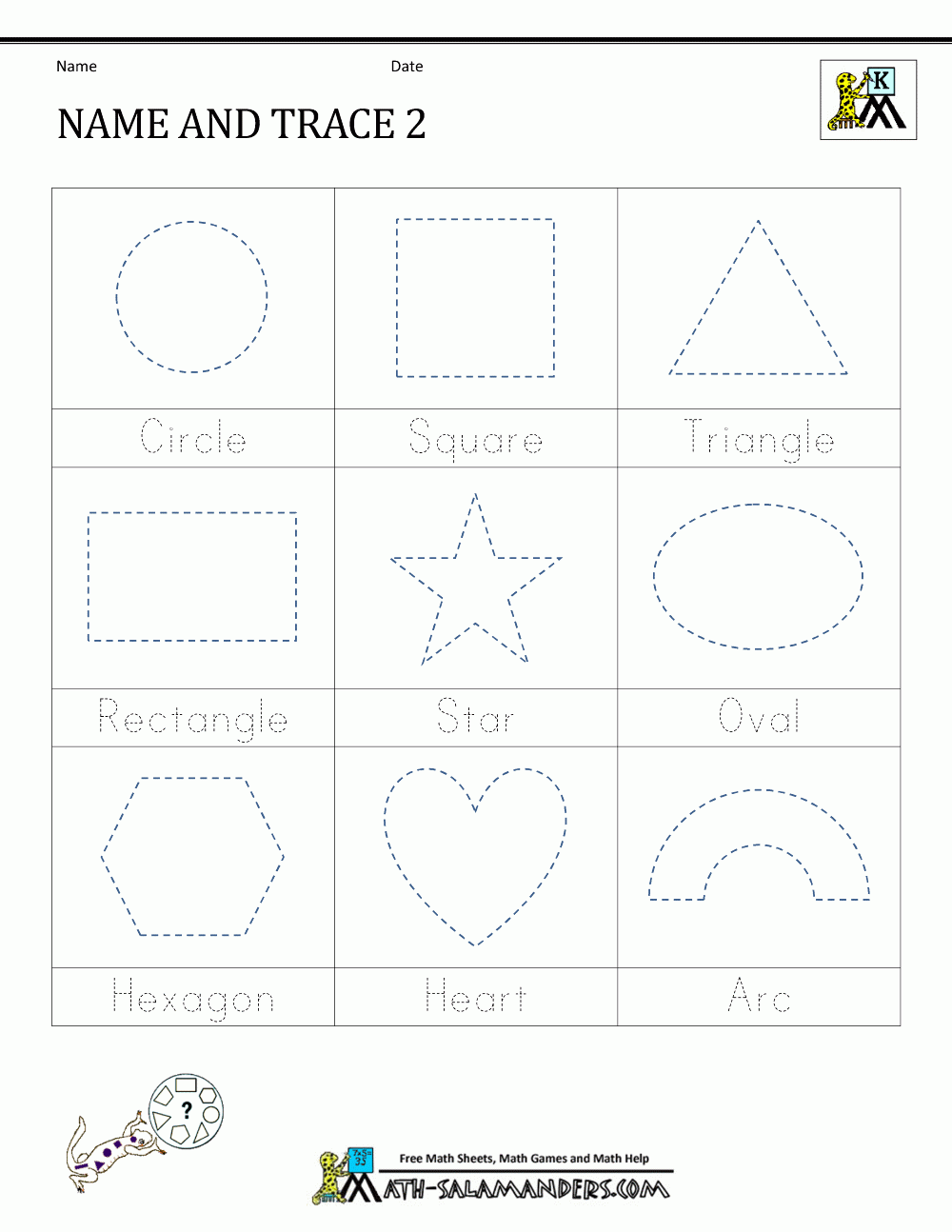 Shape Tracing Worksheets Pdf AlphabetWorksheetsFree