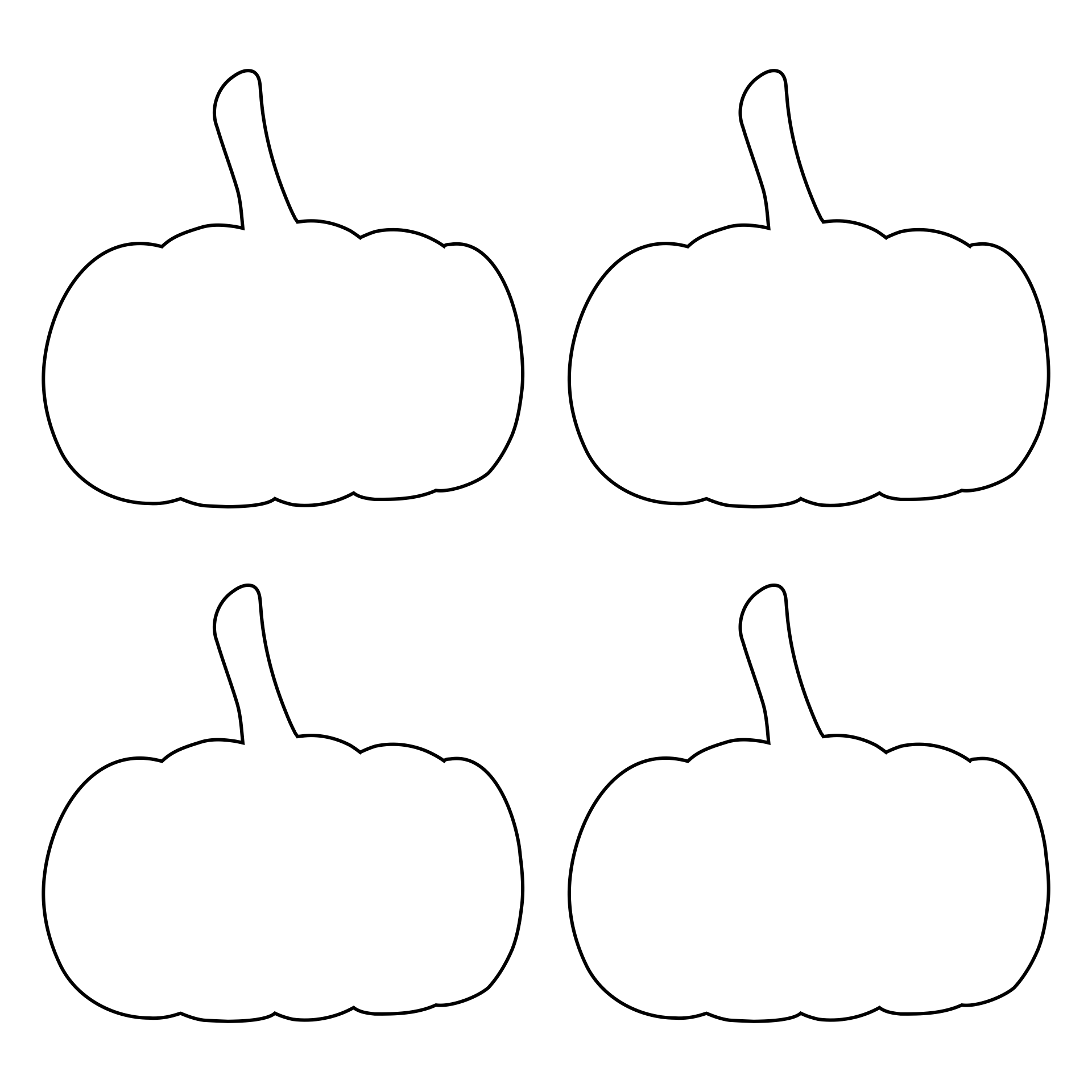 Simple Pumpkin Templates Free Printable Printable Free Templates