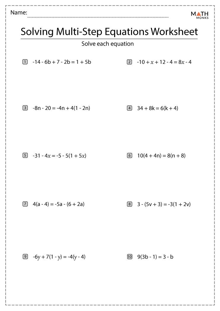 Solving Multi Step Equations Christmas Teaching Resources 