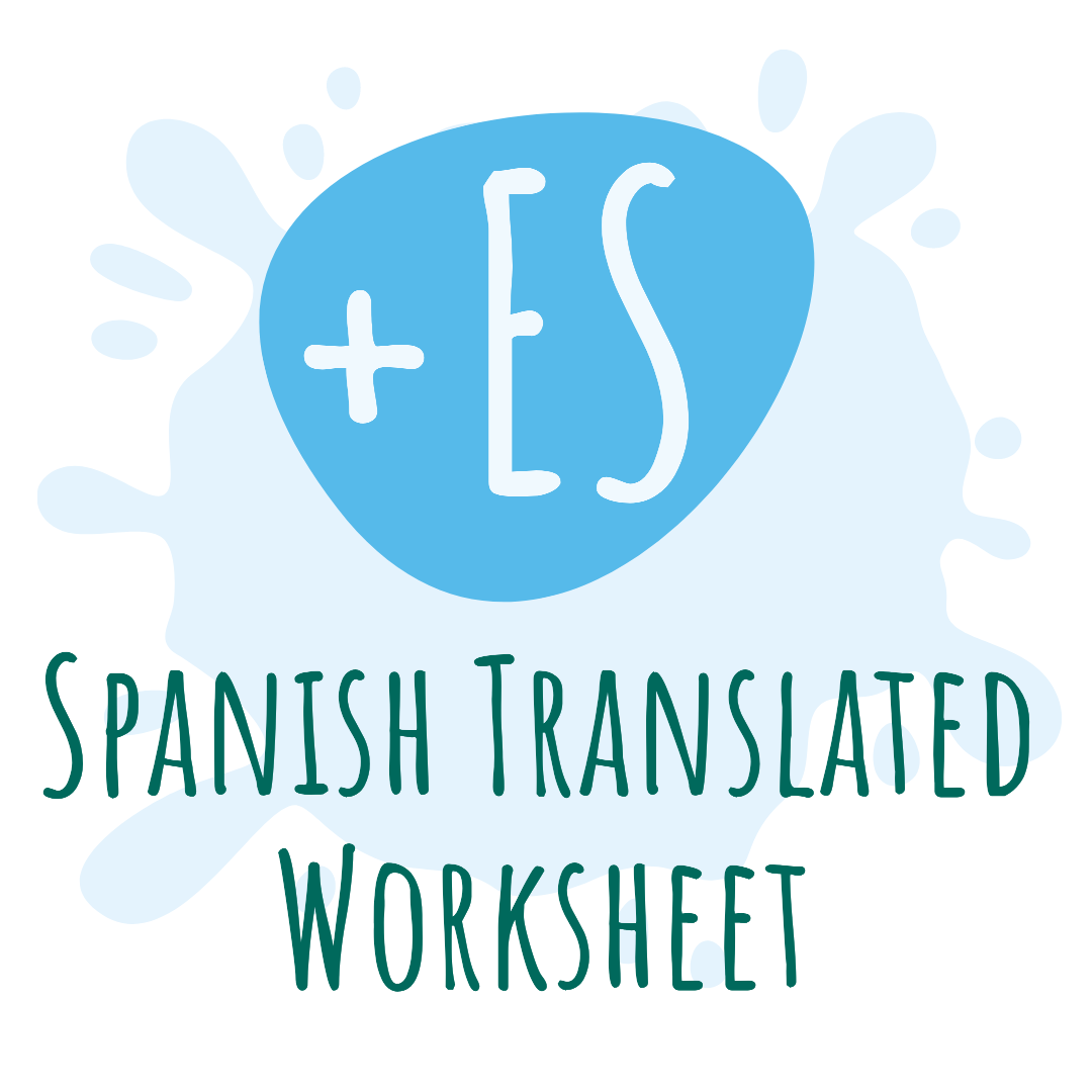 Spanish Translated Therapy Worksheets DBT Worksheets