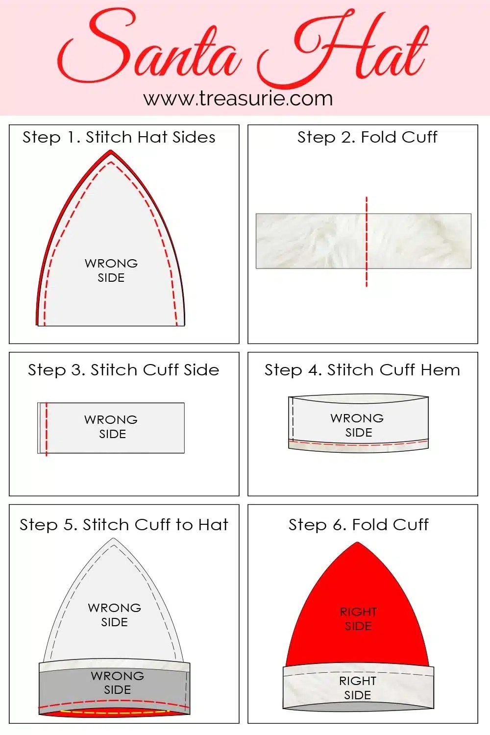 Template Printable Santa Hat Pattern Printable Templates The Best 