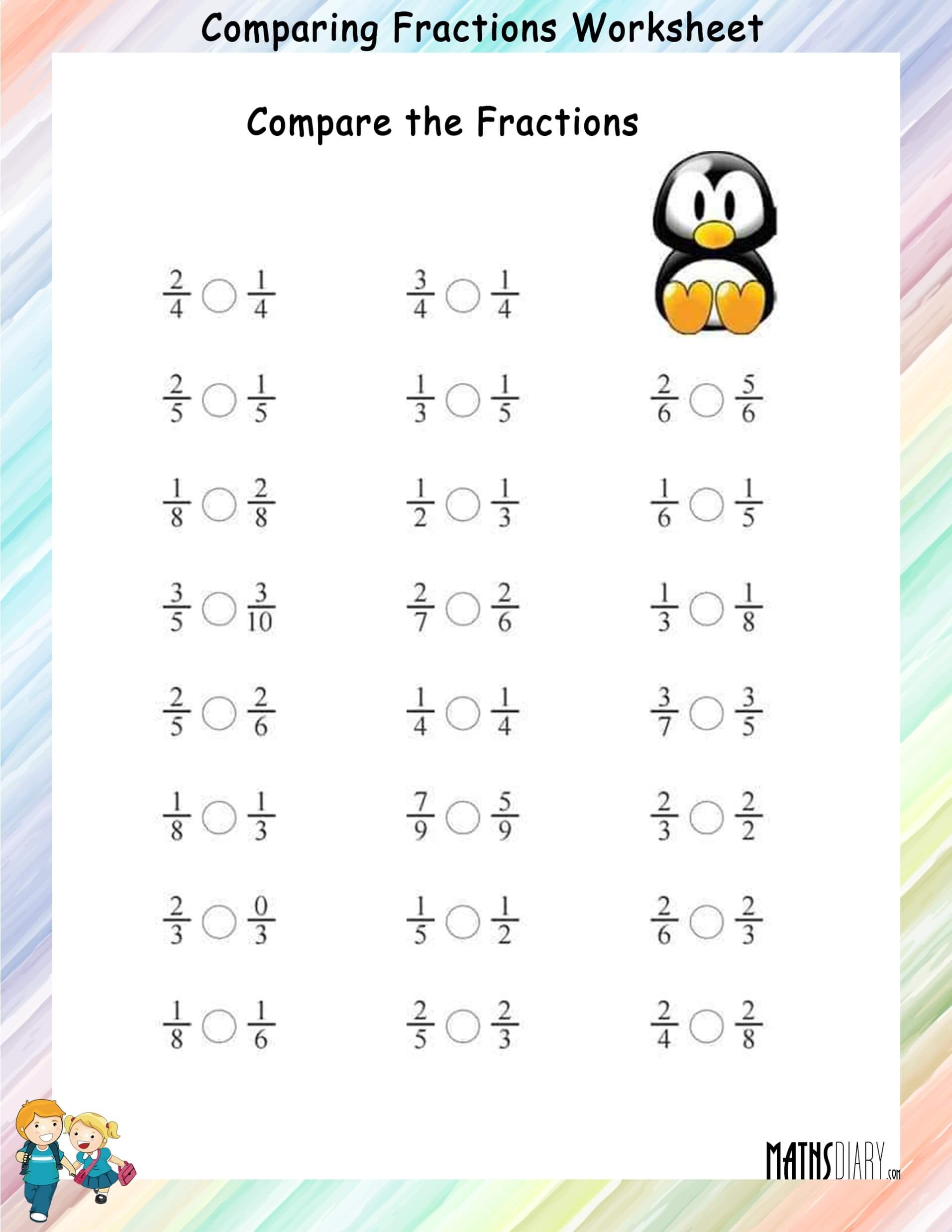 Third Grade Fractions Math Worksheets Twisty Noodle Worksheets Library