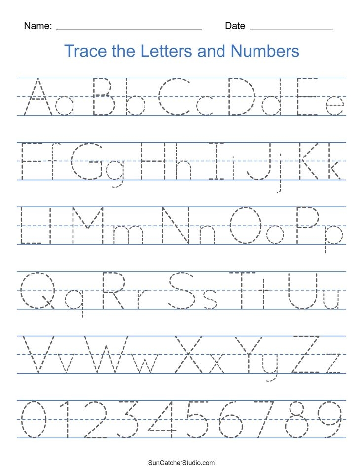 Tracing Alphabet Letters Worksheets