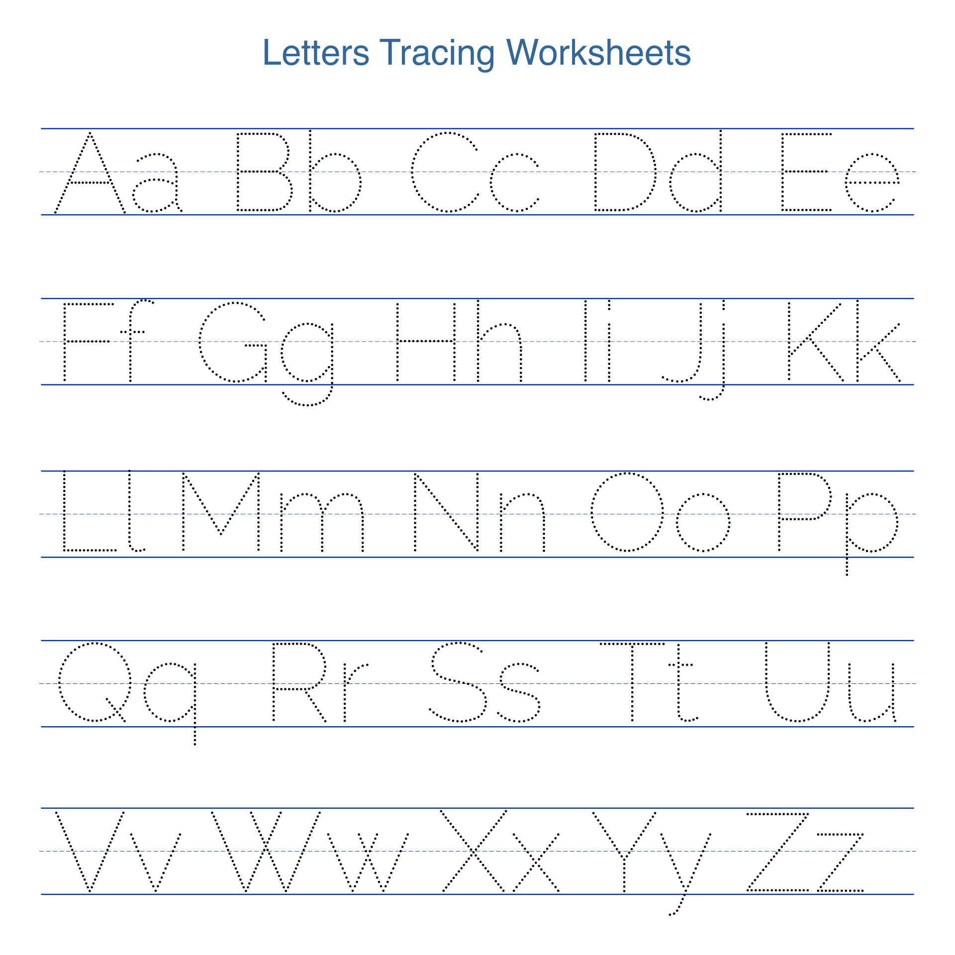 Tracing Letters 25 Free PDF Printables Printablee