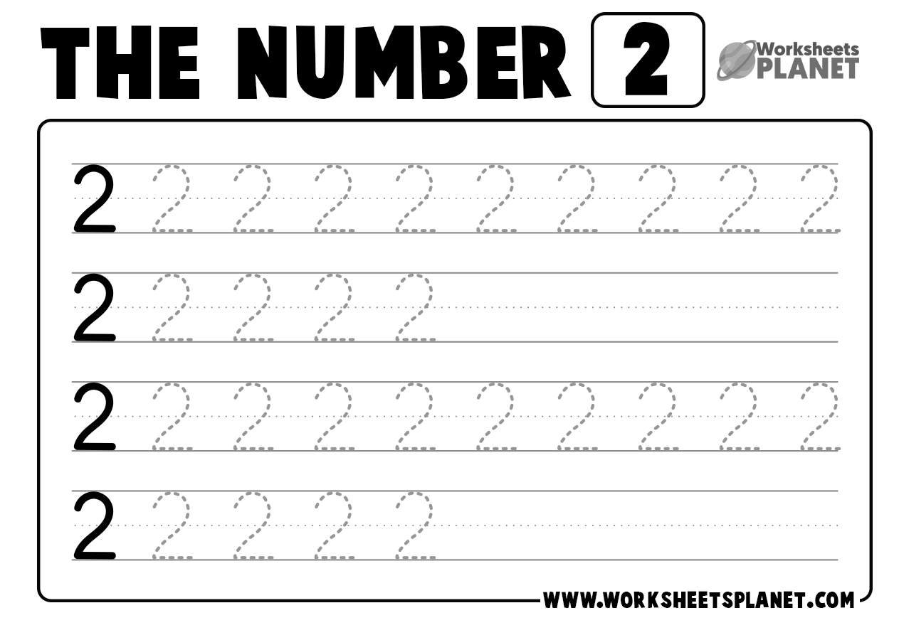 Tracing Numbers Worksheets For Kindergarten READY TO PRINT