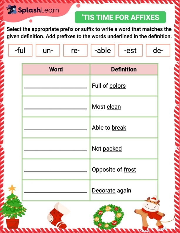 Vocabulary Worksheets For 3rd Graders Online SplashLearn Worksheets 