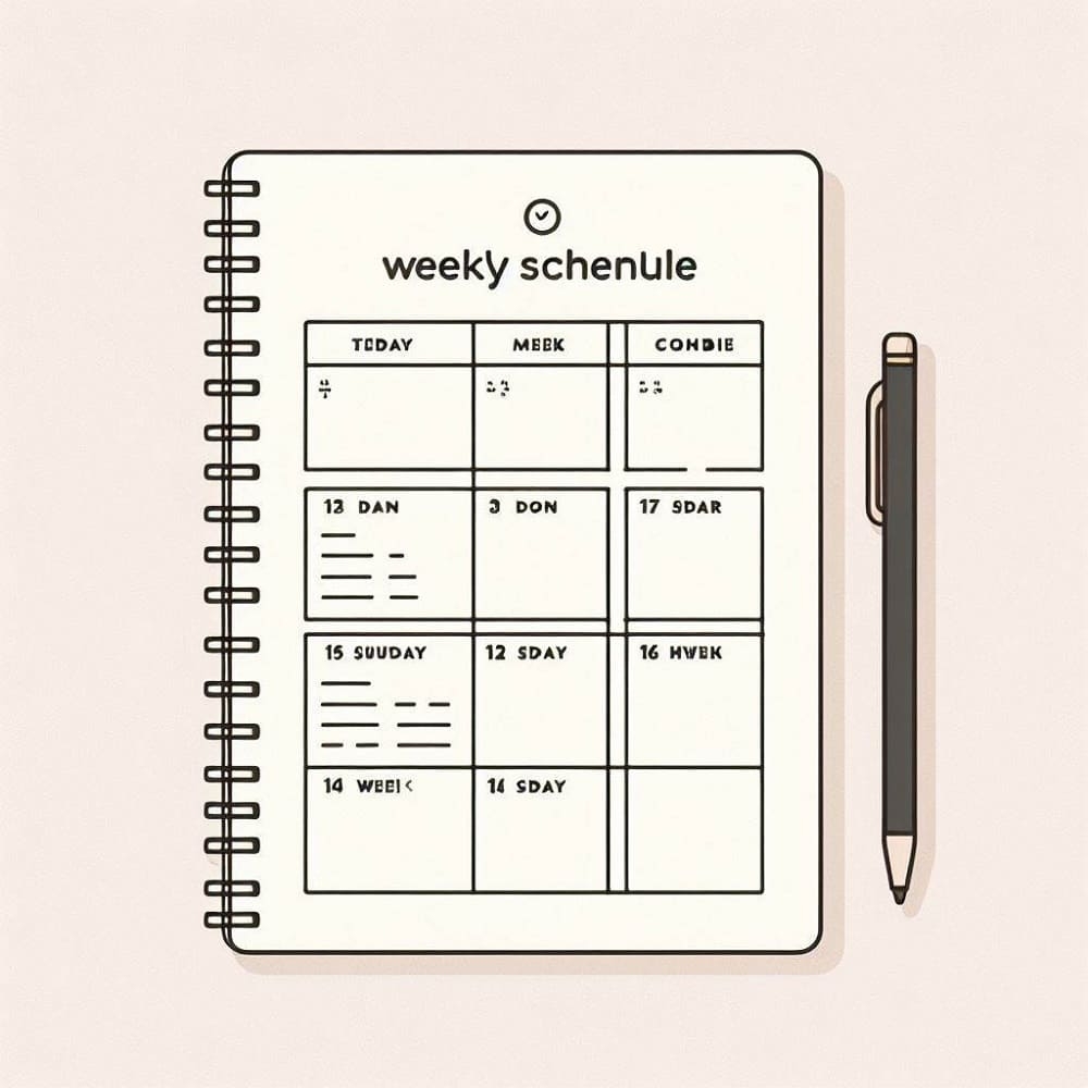 Weekly Schedule Template Free Printable Free Download And Print For You