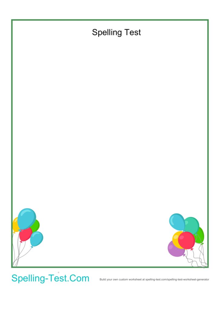 Worksheet Generator - Download Free Printable Templates