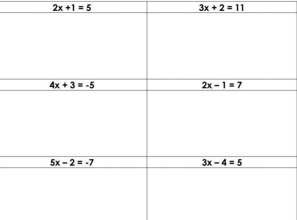 Worksheet Solving Two Step Equations Pre Algebra Printable
