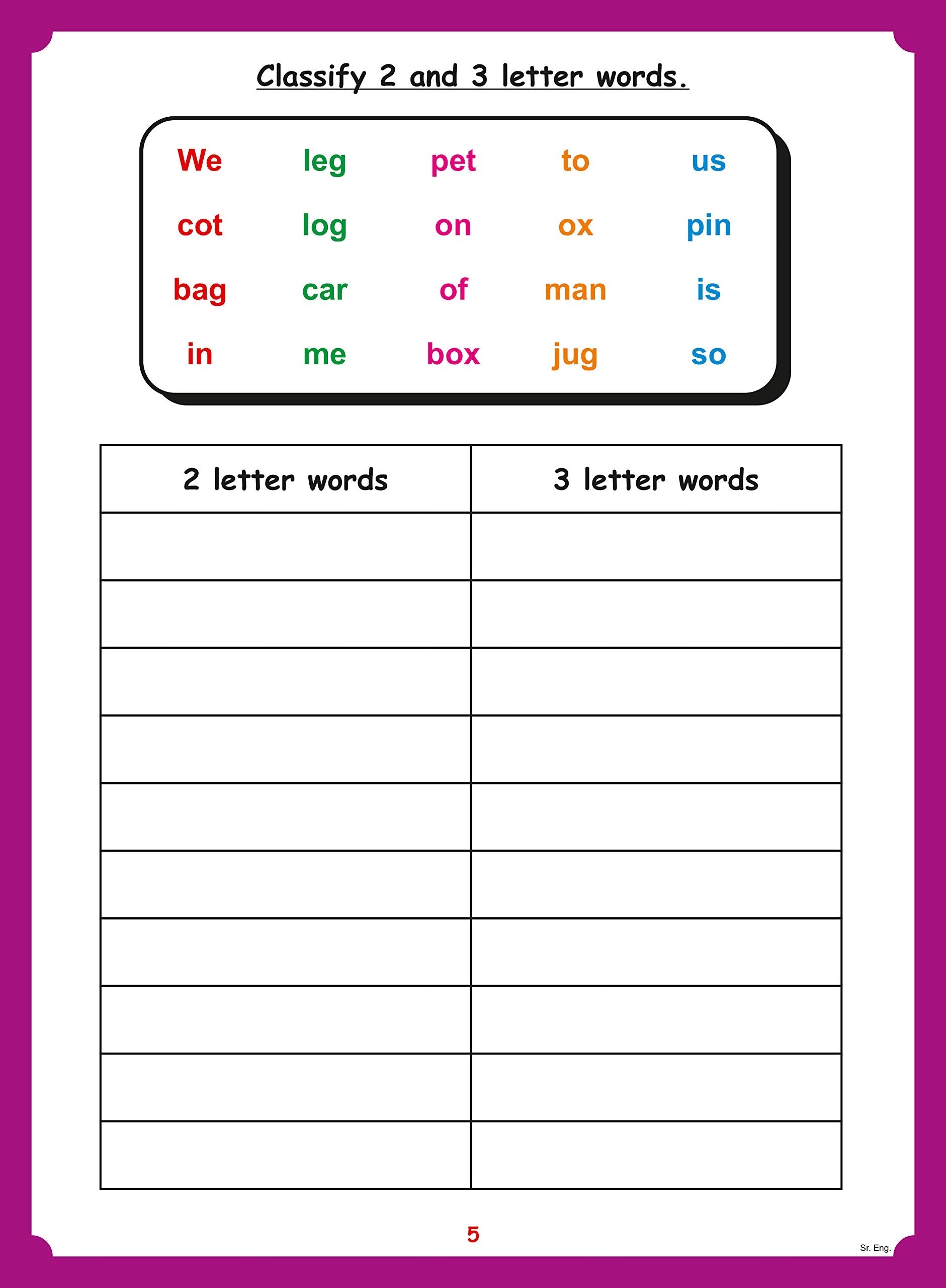 Worksheets For LKG To Grade 3 Maths English EVS Hindi 