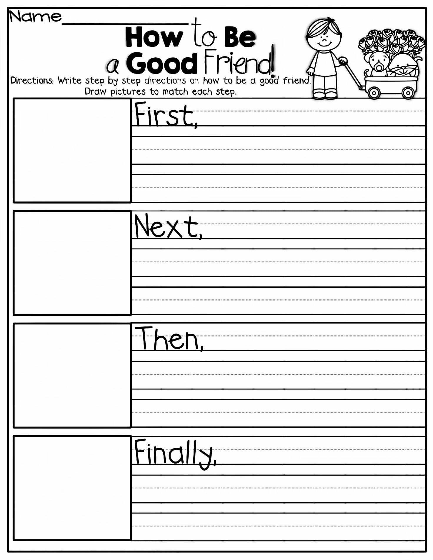 Writing For First Grade Worksheets WorksheetsCity
