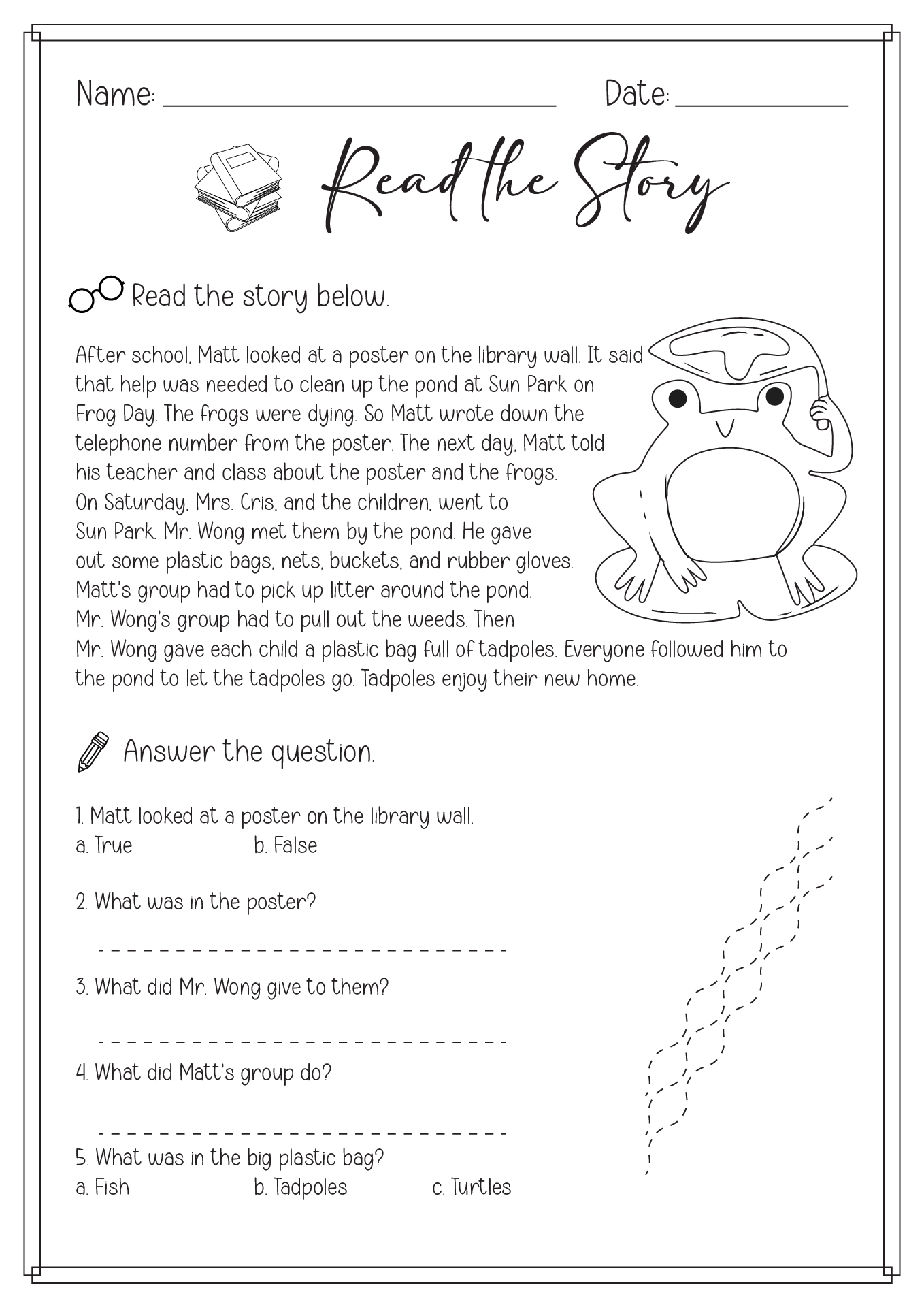 15 Second Grade Reading Worksheets Printable Free PDF At Worksheeto