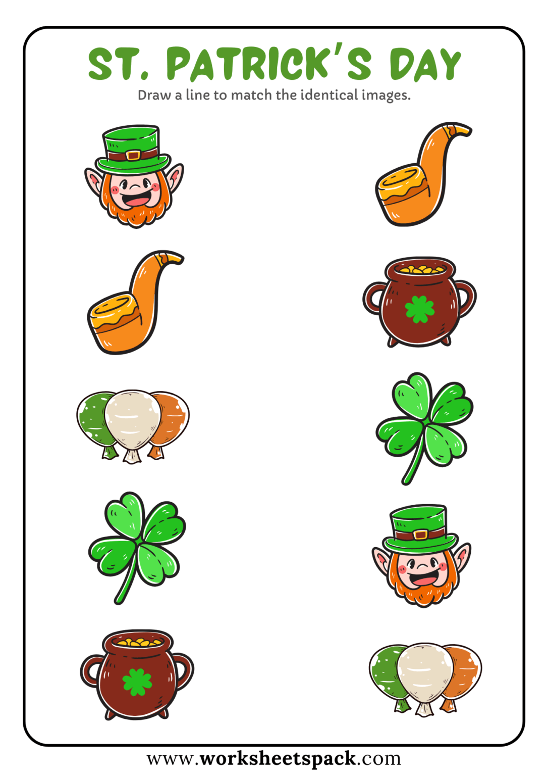 30 Best Free St Patrick s Day Worksheets Bundle Worksheetspack