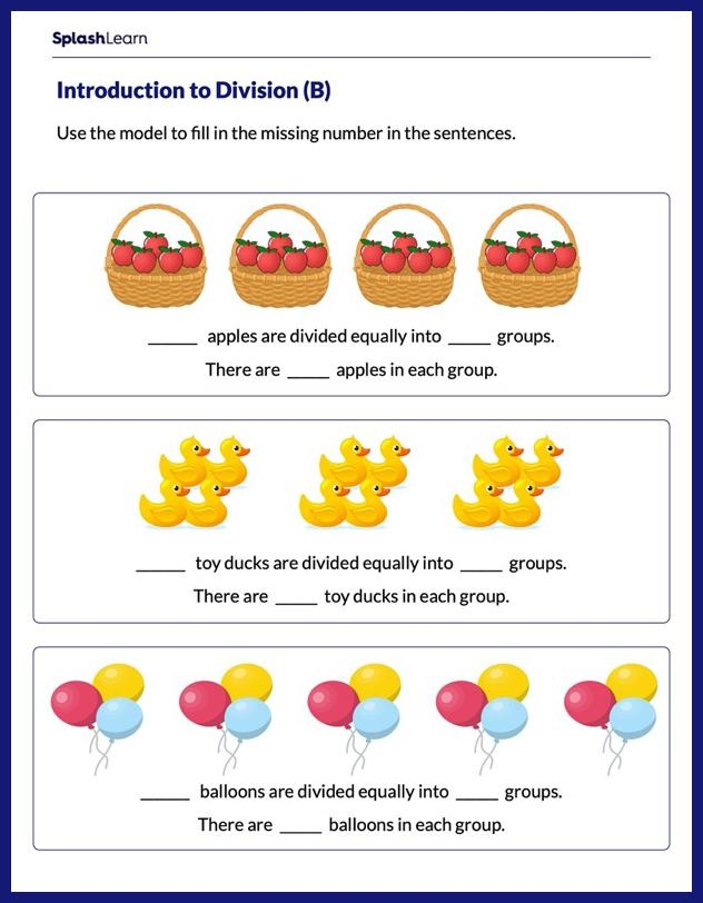 3rd Grade Math Worksheets Free Printable SplashLearn