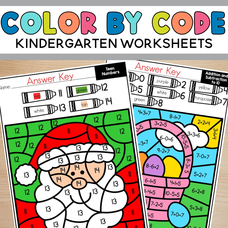 6 Creative Ways To Use Color By Code Math Worksheets In Your 