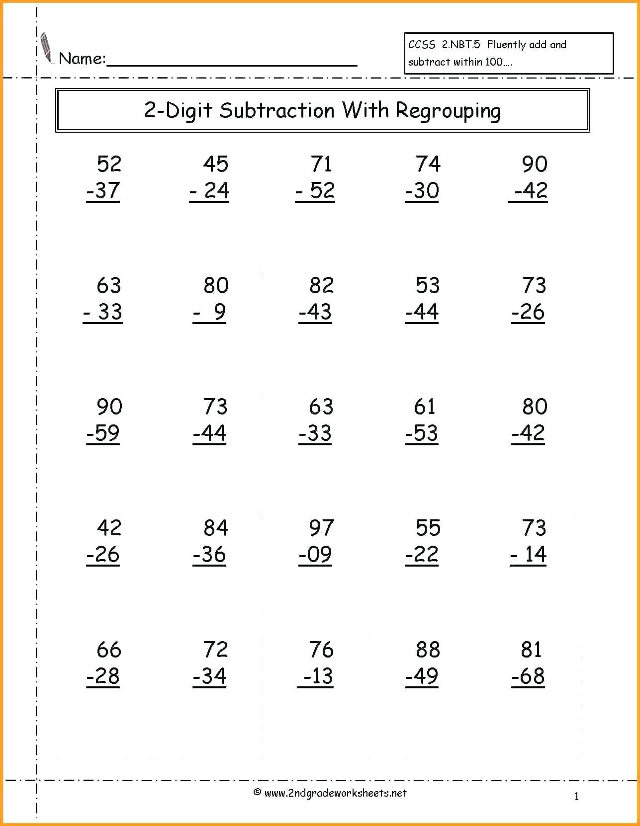 Addition Subtraction And Multiplication Worksheets For Grade 3 Free 
