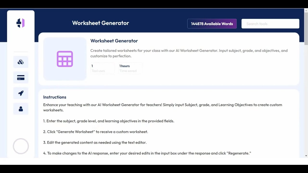 AI Powered Worksheet Generator Tool Create Customized Worksheets In 3 